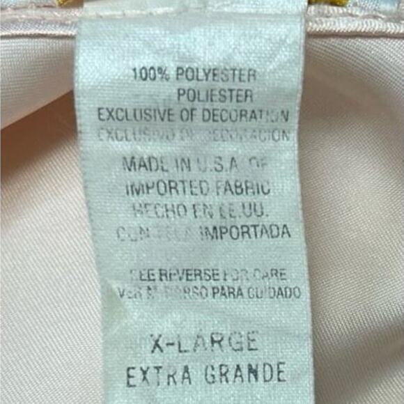 Escapades Vintage Women’s Sleeveless Lace Trim Cami Tank, Pink, size XL - Picture 6 of 9